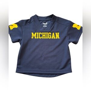 Michigan Kids Navy Blue Shirt Size 3T